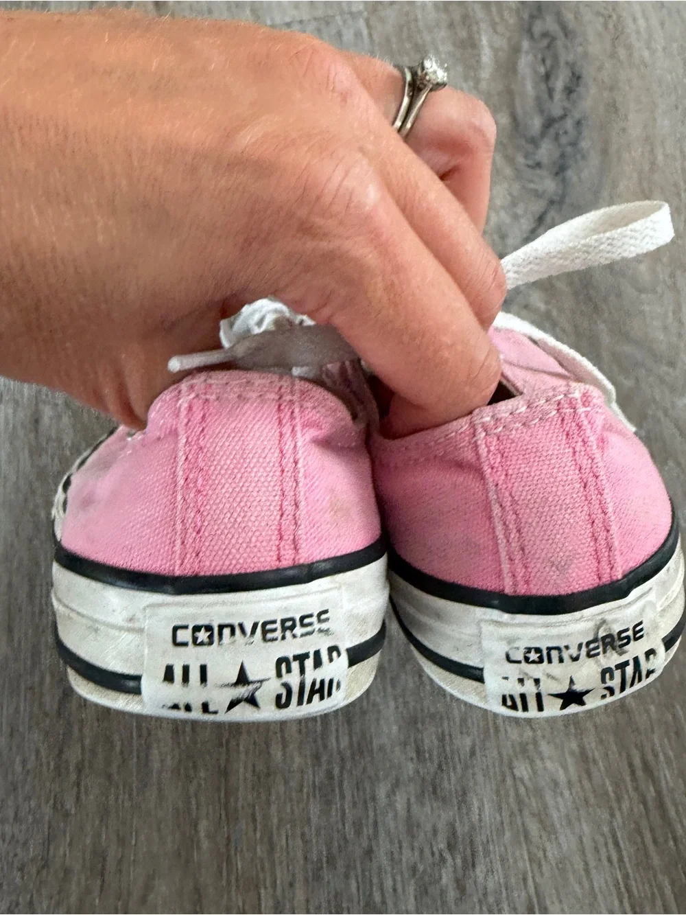 Converse Kids' Pink Low-Top Canvas Sneakers